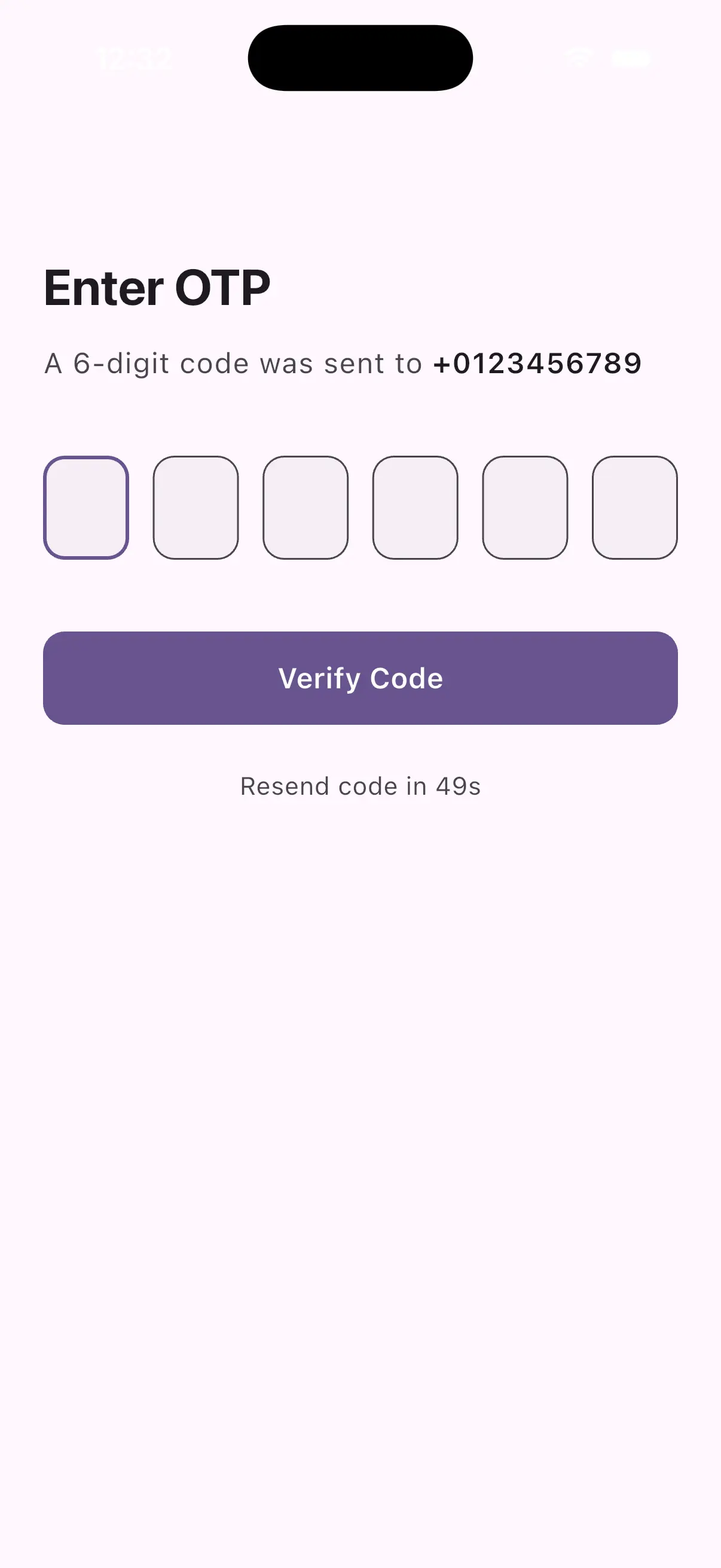 Phone & OTP Login