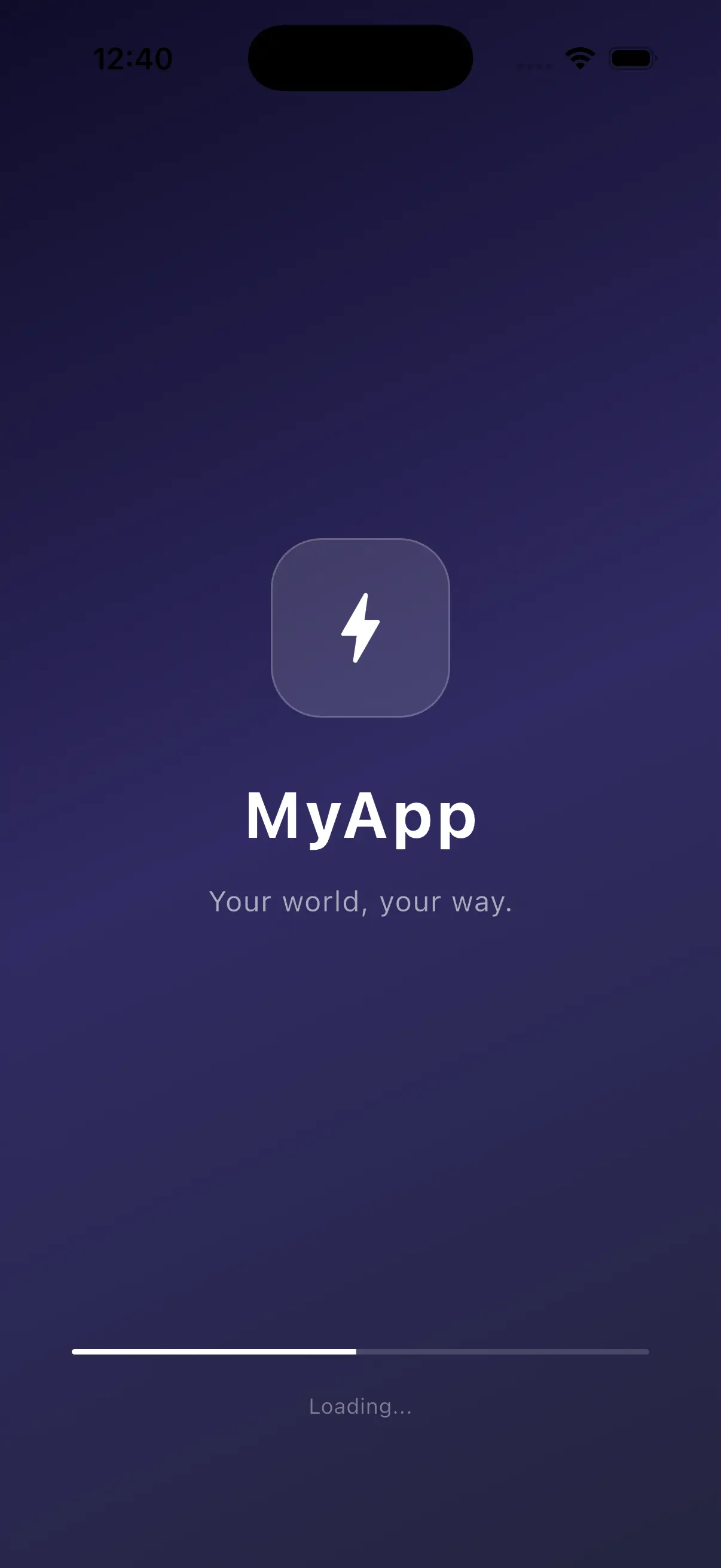 Splash / Launch Screen